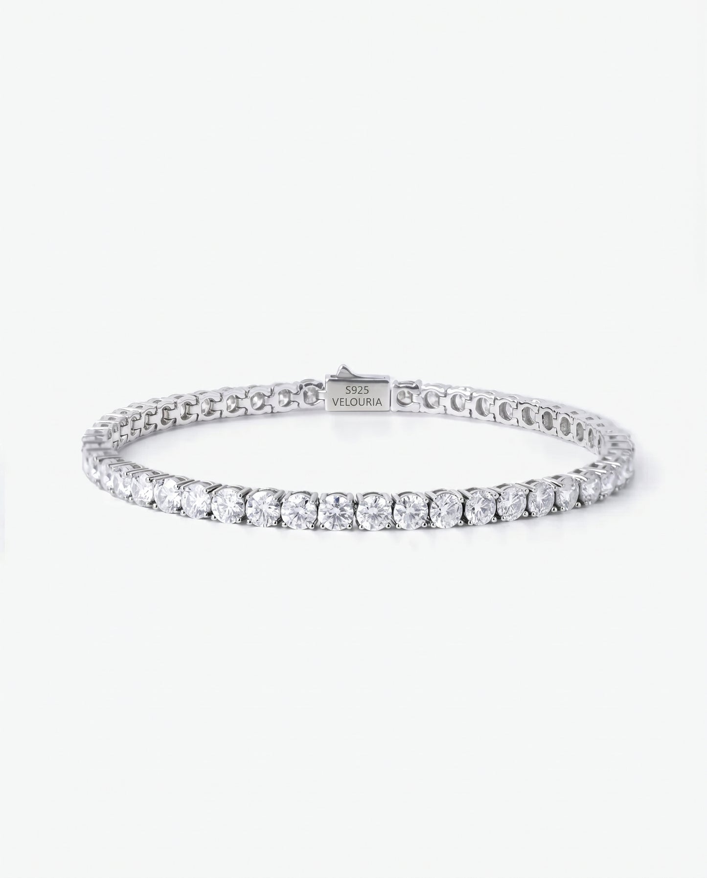 4MM Moissanite Tennis Bracelet