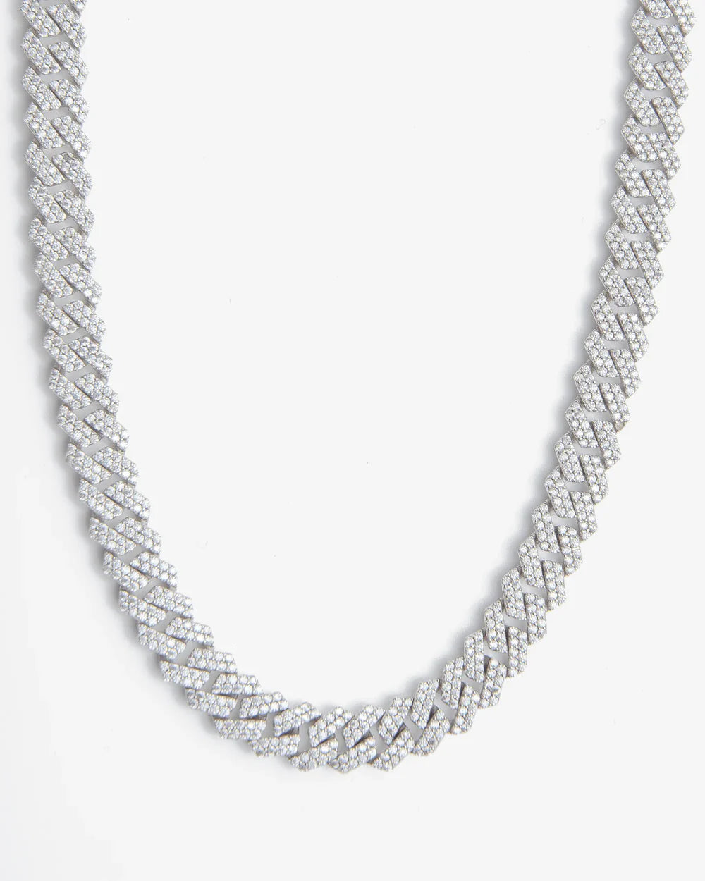 8MM Moissanite Prong Chain