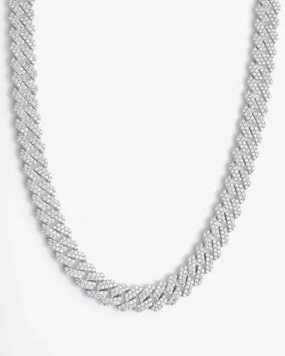 8MM Moissanite Prong Chain