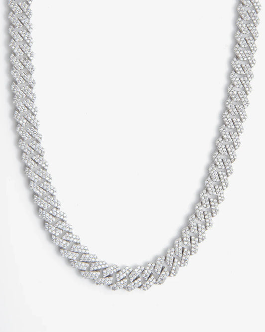 8MM Moissanite Prong Chain