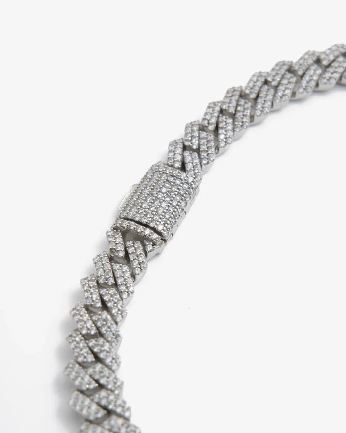 8MM Moissanite Prong Chain